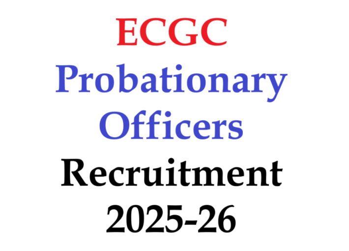 ECGC Probationary Officers Recruitment 2025-26
