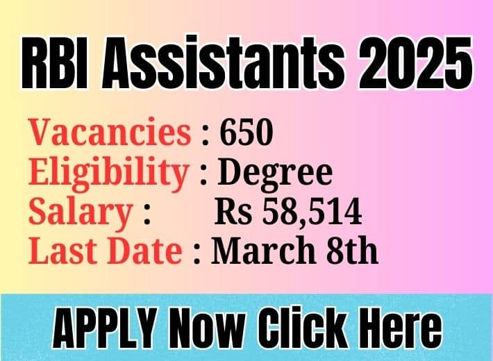 RBI Assistant 2025
