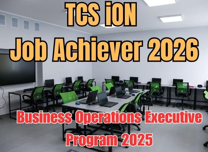 TCS iON Job Achiever 2026 – Business Operations Executive Program 2025