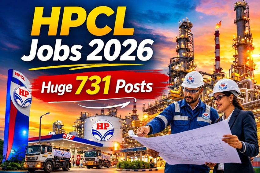 HPCL Jobs 2026 for Huge 731 Engineers, HR & Finance Posts [Out], Here ...