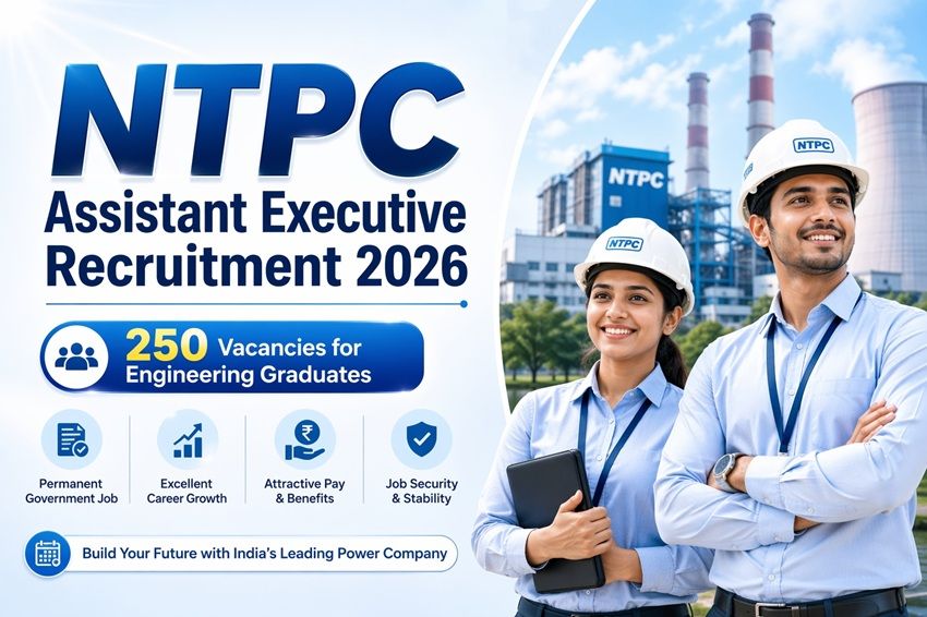 NTPC Assistant Executive Recruitment 2026 [250 Posts], Notification Released, Apply Now