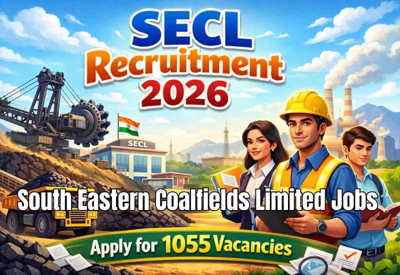 SECL Recruitment 2026 - Mining Sirdar, Dy. Surveyor & Assistant Foreman (Electrical), Apply Online for 1055 Posts
