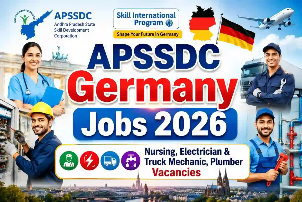APSSDC Germany Jobs 2026: Nursing, Electrician & Truck Mechanic Jobs, Huge Salary APSSDC Germany Jobs 2026: Nursing, Electrician & Truck Mechanic Jobs, Huge Salary