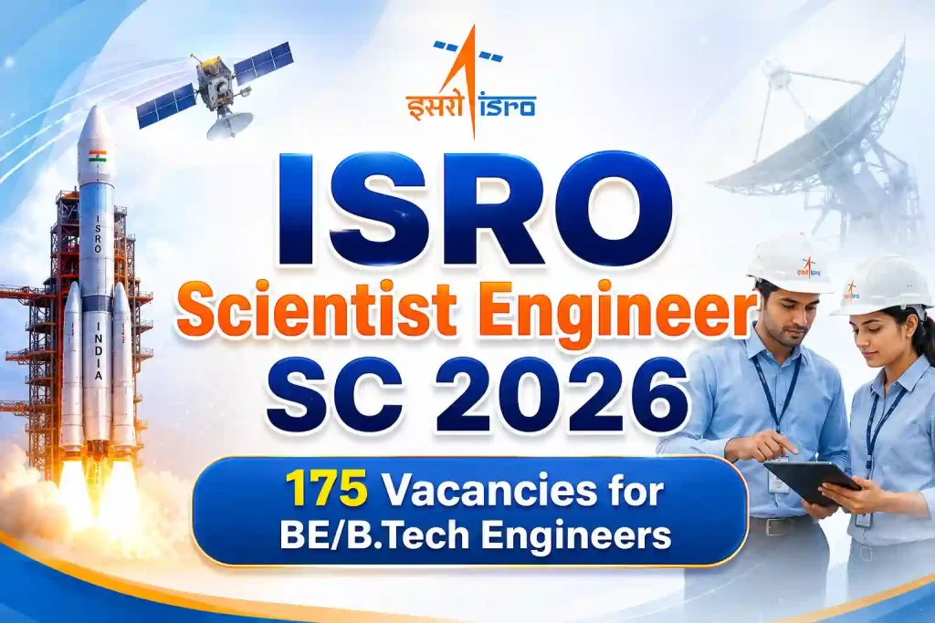 ISRO Scientist Engineer SC 2026: Recruitment for 175 Engineering Graduate Vacancies, APPLY Now ISRO Scientist Engineer SC 2026: Recruitment for 175 Engineering Graduate Vacancies, APPLY Now
